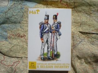 HäT8096  Waterloo Netherlands Militia & Belgian Infantry